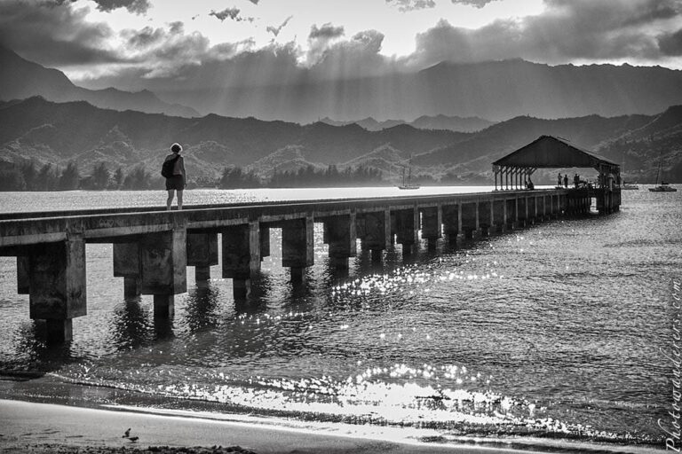 Пирс в бухте Ханалеи, Кауаи | The Perfect Pier, Hanalei Bay, Kauai,