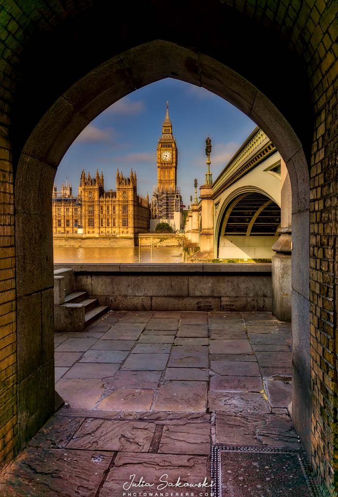 Парламент и Биг Бен с берега реки Темзы, Лондон | Parliament and Big Ben from the Thames riverbank