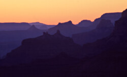 Закат на Гранд Каньоне