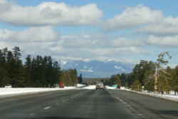 Заснеженные дороги Аризоны