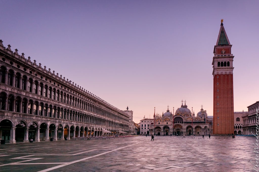 Пьяцца Сан-Марко на рассвете, Венеция, Италия | Sunrise on Piazza San Marco, Venice, Italy