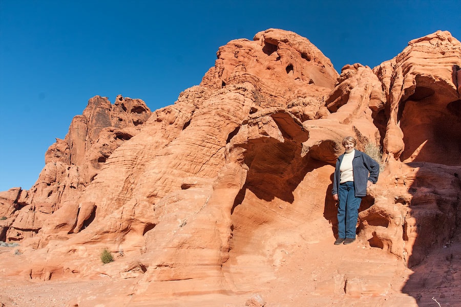 Красные камни в Долине Огня, Невада | Red rocks in the Valley of Fire, Nevada